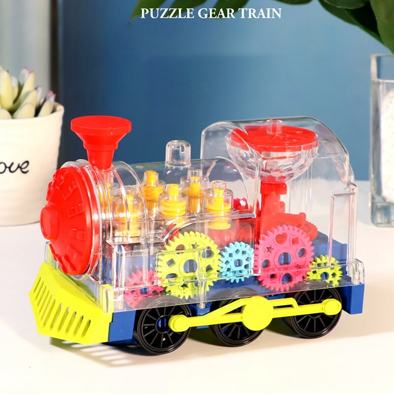 Brinquedo de trem de iluminação infantil, carro infantil, música piscando LED, cantando veículo sonoro, brinquedos de educação infantil, presente de aniversário