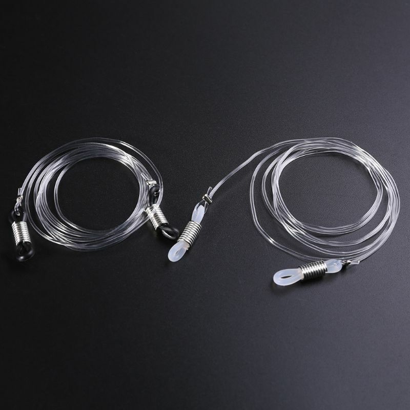 Transparent Eyeglasses Anti Slip Strap Stretchy Neck Cord Outdoor Sports Eyewear