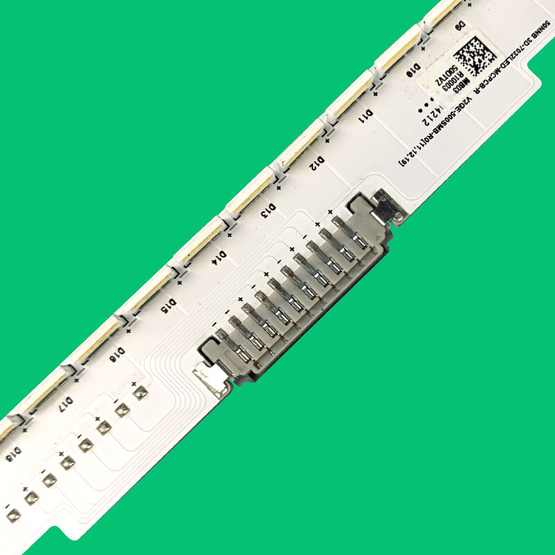Bande de rétroéclairage LED 76LED pour Samsung UA50ES5500, UN50ES6420, R76, nouveau kit, 2 pièces