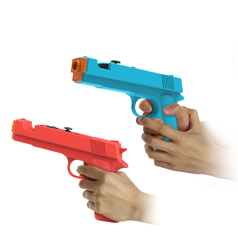 Game Gun Shape Handgrip For Nintendo Switch N-S/N-S OLED Accessories Easy install Enhance Parent-child interaction experience