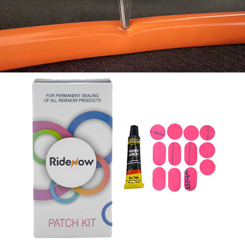 Ridenow Tpu Kit reparasi sepeda, aksesori sepeda alat perbaikan ban dalam tabung tusukan