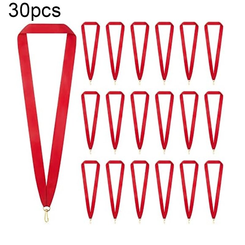 30 Pieces Medal Ribbons Award Neck Ribbons Medal Lanyards Medal Lanyards With Snap Clips For Competitions Sport Party