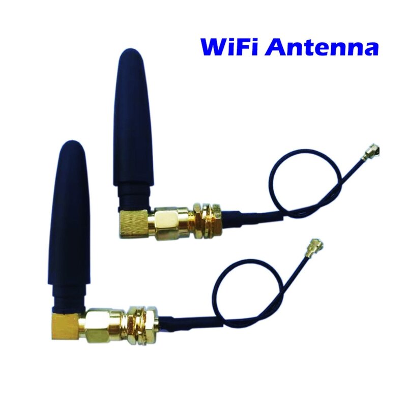 Antenne portable avec connecteur mâle SMA, gain Omni 3dbi, 2400-2500MHz, longueur 5cm, température de travail-40 ℃ ~ + 85 ℃ pour carte PCI, livraison directe