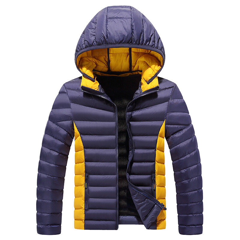 フード付き厚手のメンズフリースジャケット,暖かいパーカー,防風,綿パッド入りコート,アウトドア,冬