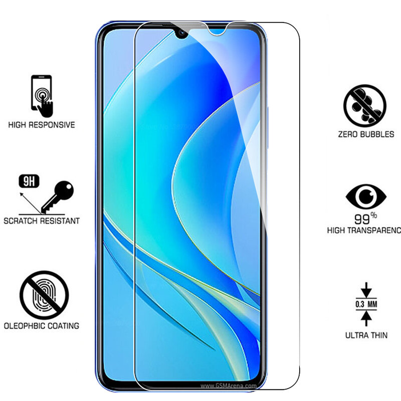 3Pcs protective glass for Huawei Nova Y70 Y 70 Plus 70plus novay70 y70plus Tempered glasses screen protectors armor Safety Films