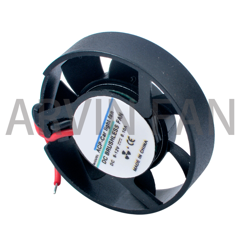Brand New Original 9V 12V Diameter 3cm 30mm Fan 30x30x7mm Ultra-thin Circular Mini Cooling Fan For LED Car Lights