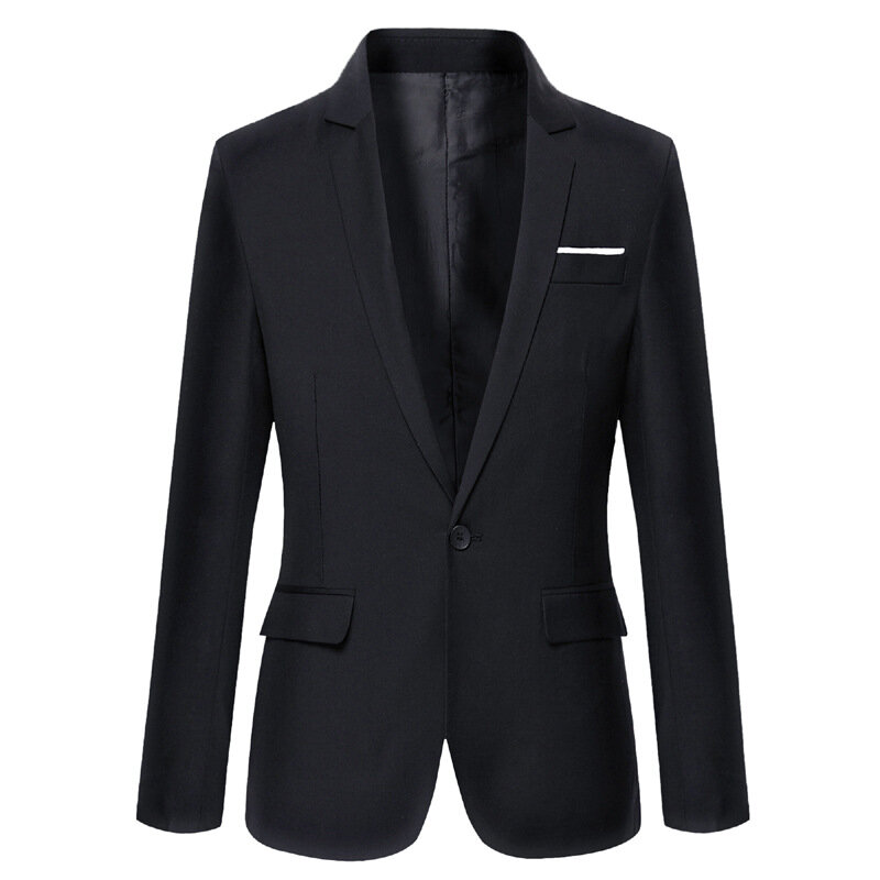 P-48 Single-piece men's suits, casual business suits, professional suits, slim-fitting small suits, single-piece jackets for men