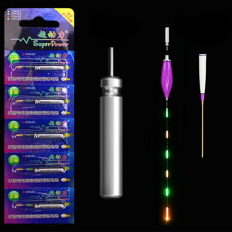 New CR425 Batteries Electronic Fishing Float Battery Night Light Leak-proof Lithium Batteries LED Floating Tackle Accessories