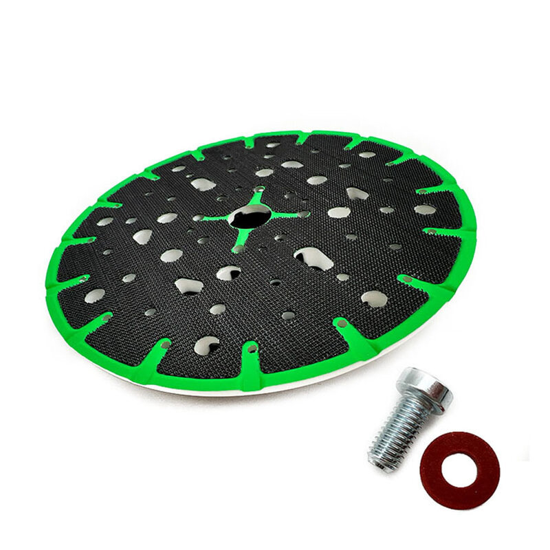 Lixar pad para moedor, 1 parte, 6 polegadas, 150mm de diâmetro, 75 buracos, plástico + pu, substituição, disco macio/disco rígido, acessórios