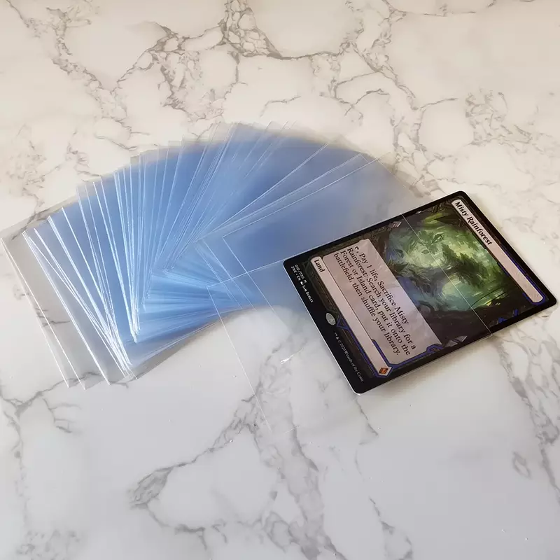 200PCS/Lot Acid Free Transparent Perfect Fit Cards Sleeves Perfect Size Sleeve Better Than for MGT/PKM/STAR REALMS 64.5x89mm