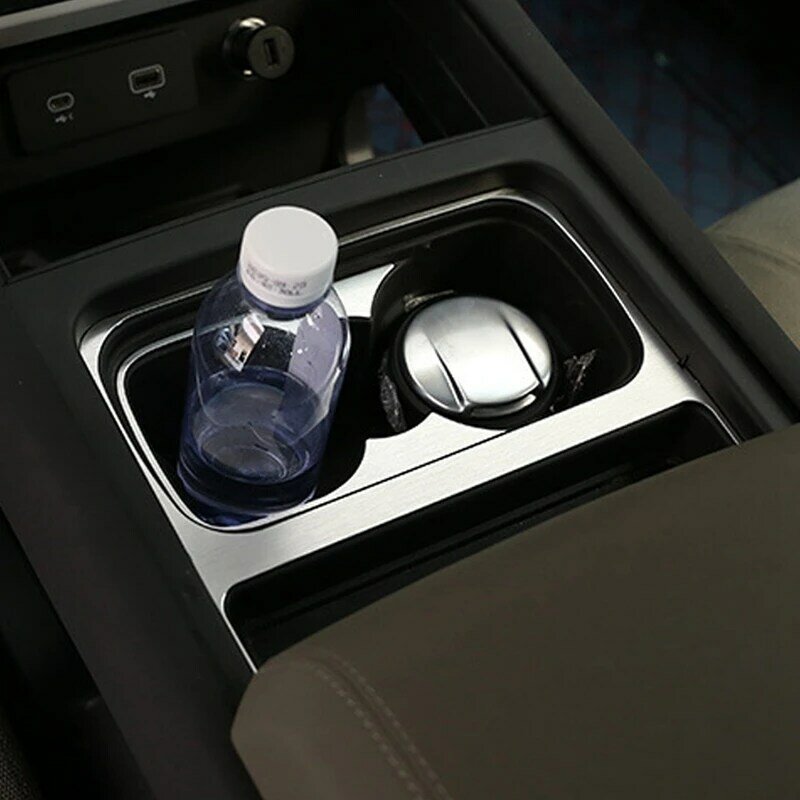 Car Water Cup Holder Anti-Scratch Sequin Sticker Car Accessories For Land Rover Defender 110 2020
