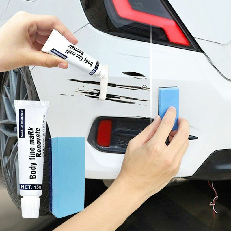스크래치 수리 솔루션: 간편한 자동차 왁스 광택제, 페인트 표면 스크래치 복원용, 강력한 자동 스크래치 제거기