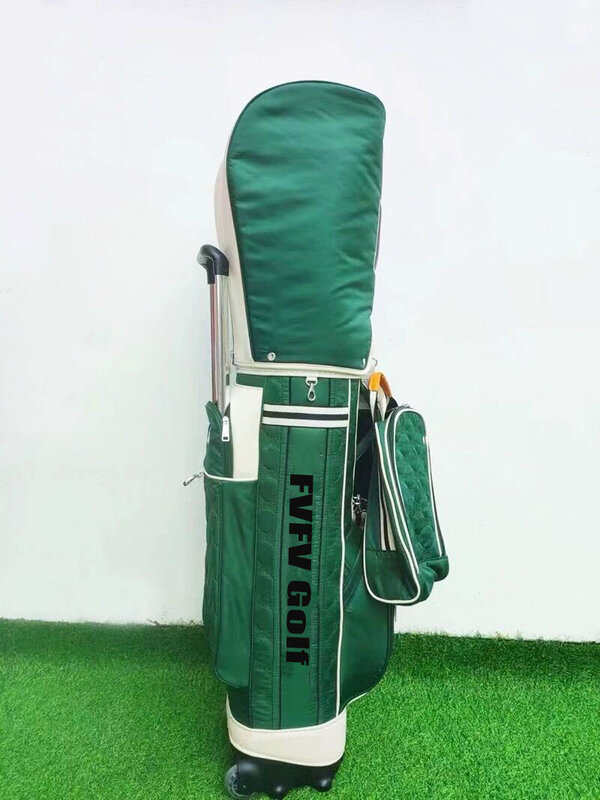 Golf Pull Roller Bag com saco de sapato, conveniente Sports Club Bag, elegante, novo