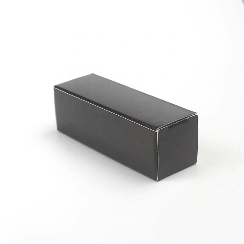 Caja de pintalabios personalizada, 100 piezas, 28x28x88mm, rosa, negro, blanco y morado, Bo