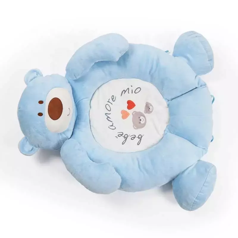 Gimnasio con diseño de oso de peluche para bebé, con sonajeros en las manos, centro de actividades infantiles