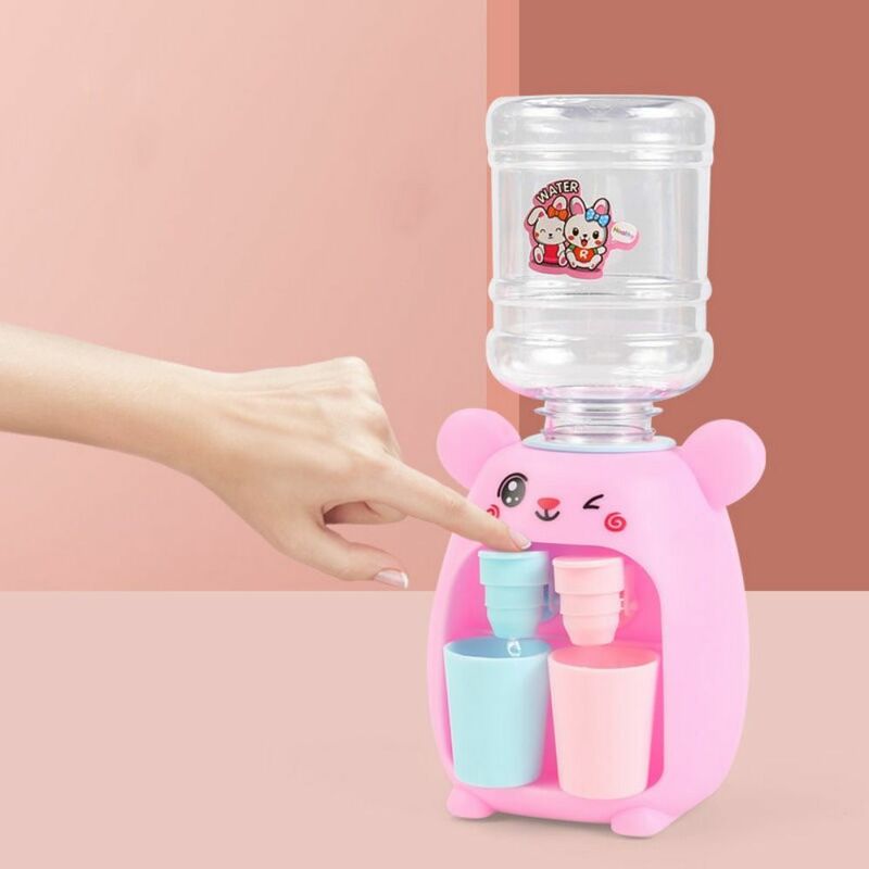 Giocattolo succo di latte acqua fredda/calda cartone animato fontanella macchina per bevande giocattolo distributore d'acqua giocattolo per bambini