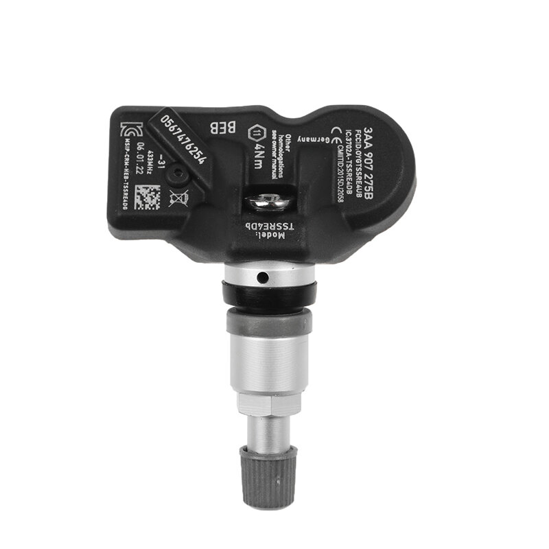 Sensor de presión de neumáticos, accesorio para VOLKSWAGEN PASSAT CC TPMS, 3AA907275, 4 piezas, 2008-2018, 3AA907275B