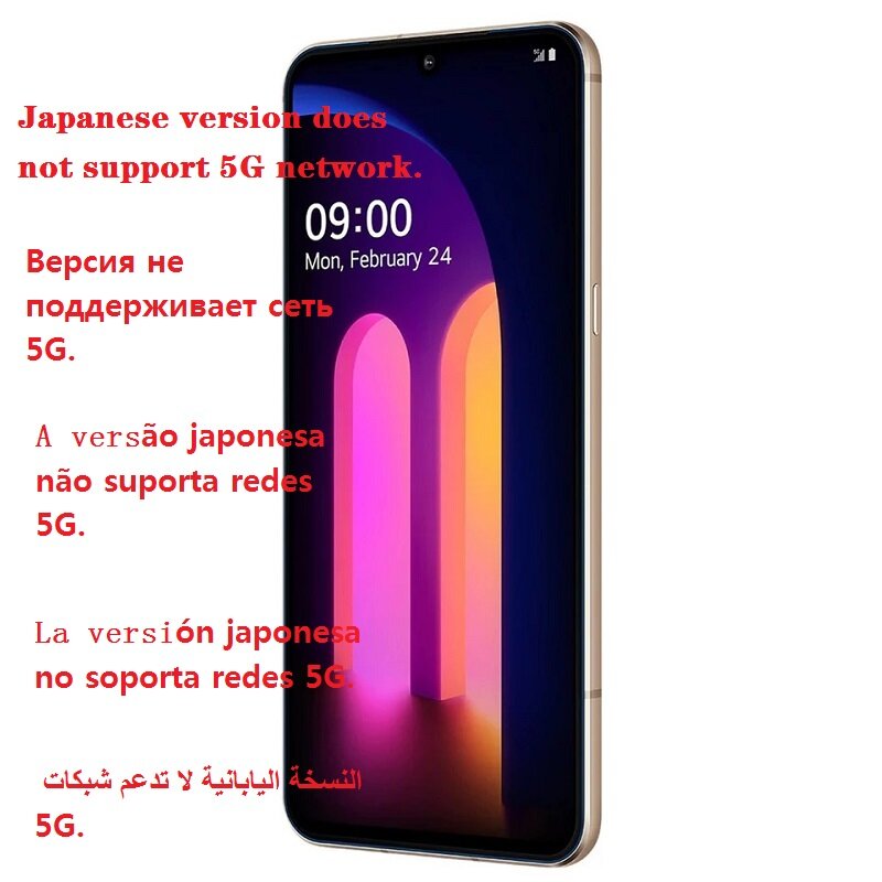 LG-Téléphone portable V60 ThinQ Touristors Screen, Android Dean, débloqué, écran 6.8 pouces, Snapdragon 865, NDavid, 4G, 5G, 8 Go de RAM, 128 Go, V600AM, V600TM, V600VM, original