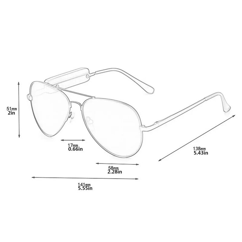 Auriculares inalámbricos portátiles compatibles con Bluetooth, gafas de sol polarizadas, espejo de rana ultrafino, auriculares inteligentes
