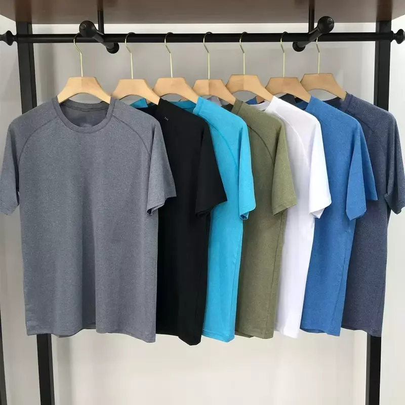 Men's Metal Vent Tech Men's sports short-sleeved T-shirt Casual 7-color Breathable Round Neck Quick Drying Sports T-shirt