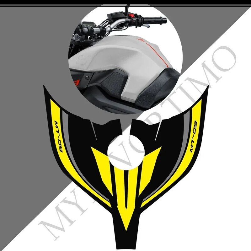 Motorcycle Tank Pad Protector For Yamaha MT09 MT FZ 09 Stickers Fairing Motorcycle Knee Decal Fender Windshield 2016-2020