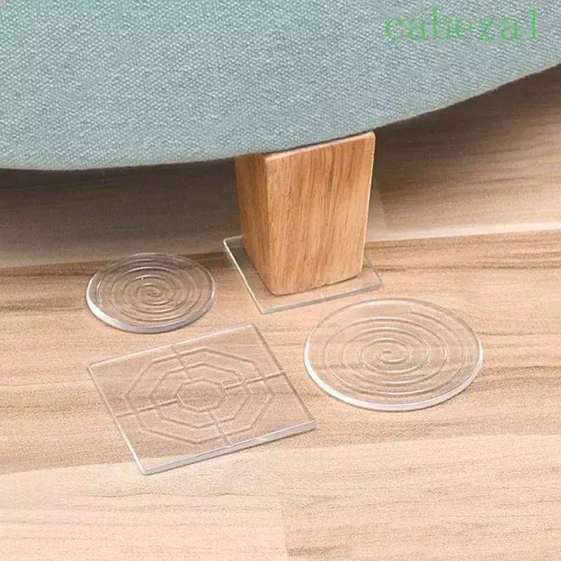 Pied de table anti-mobile en silicone, fixateur anti-brûlure, joint de meubles transparent, polymères de pied de lit, coin de table, canapé