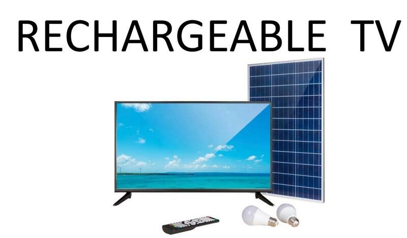Decoder DSTV televisori a energia solare con batteria al litio TV solare ricaricabile da 26 "per l'africa