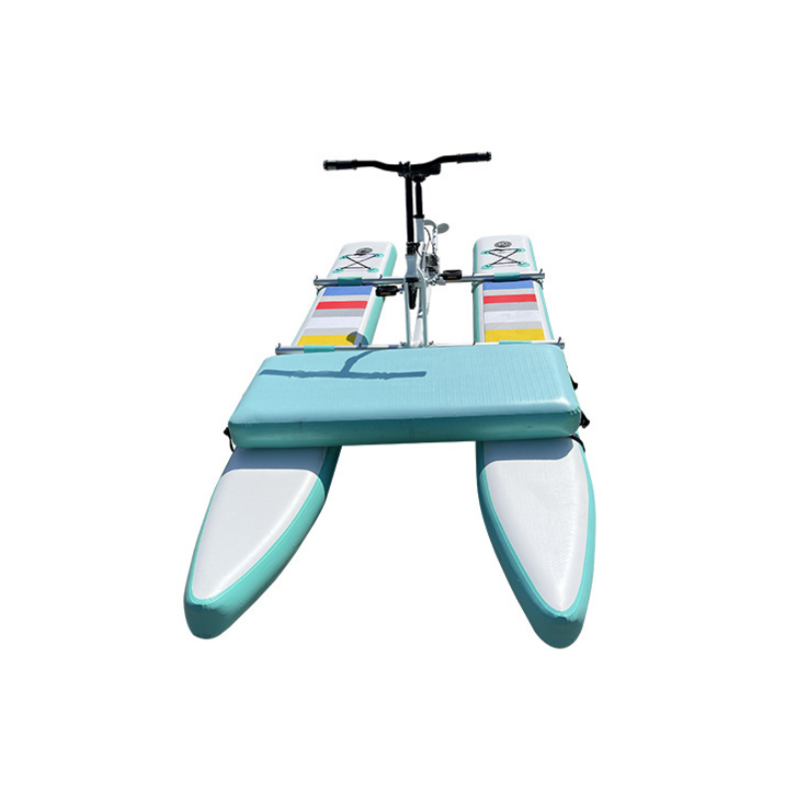 Bicicleta flutuante inflável bicicleta aquática, pessoa única ou dupla, personalizada