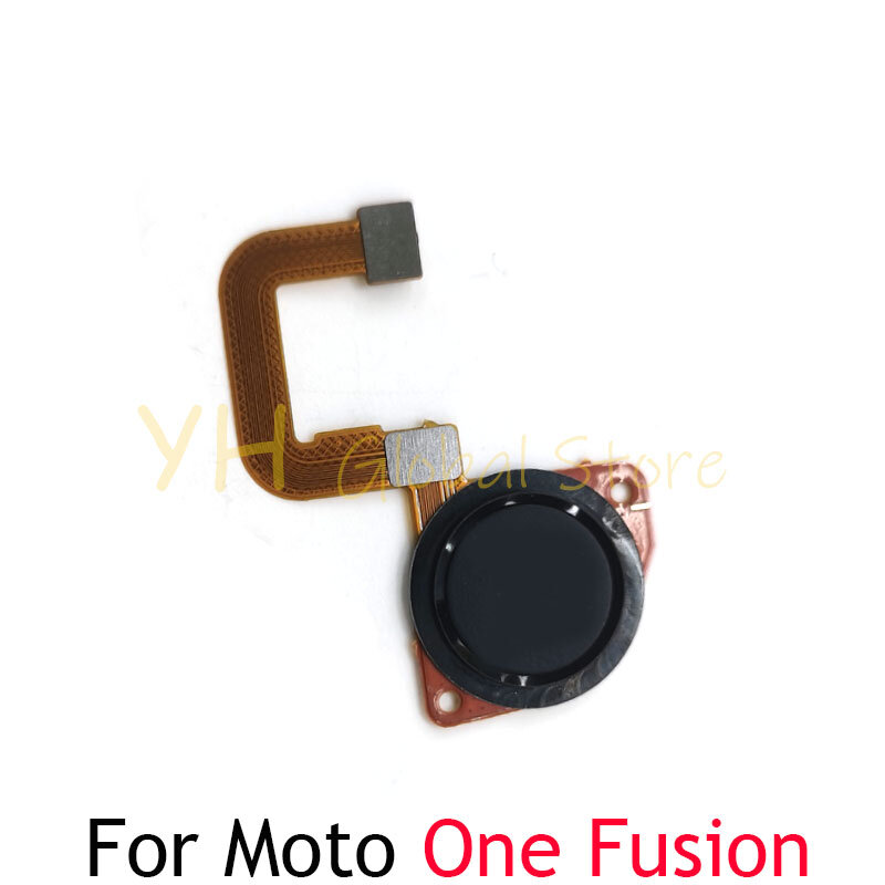 Für Motorola Moto One Fusion Finger abdruck leser Touch ID Sensor Rückgabe schlüssel Home Button Flex kabel Ersatzteile