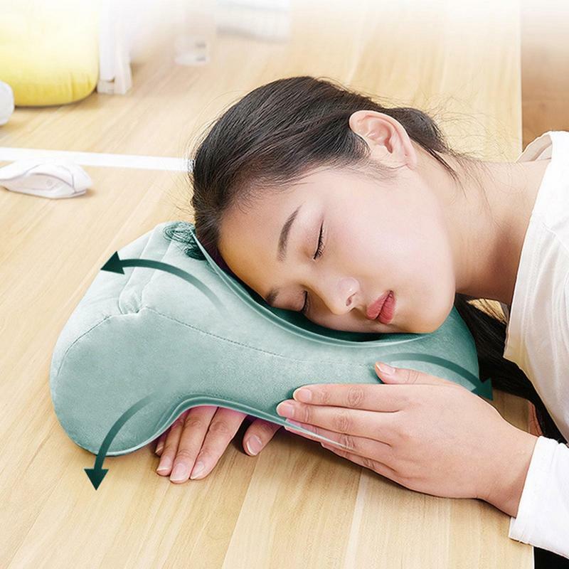 Almohada de presión de rebote lento para dormir, cojín arqueado de espuma viscoelástica para el brazo, evita que las manos se nuden y no se duden