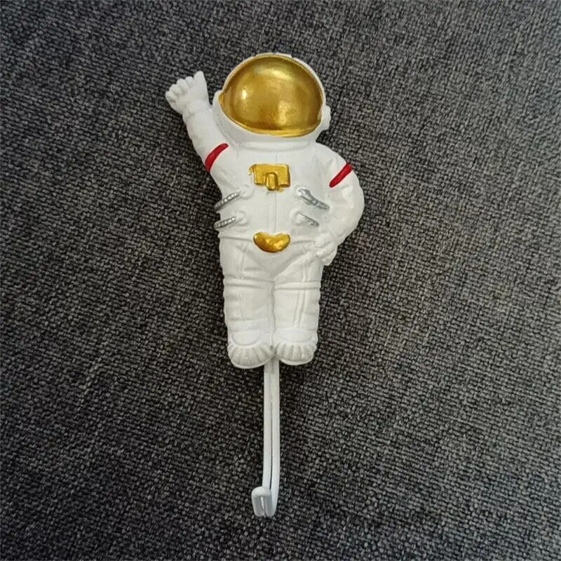 Kartun astronot pengait tanpa jejak kuat Viscose kait dapur untuk peralatan tanpa perlu meninju gantungan dinding di belakang kait pintu