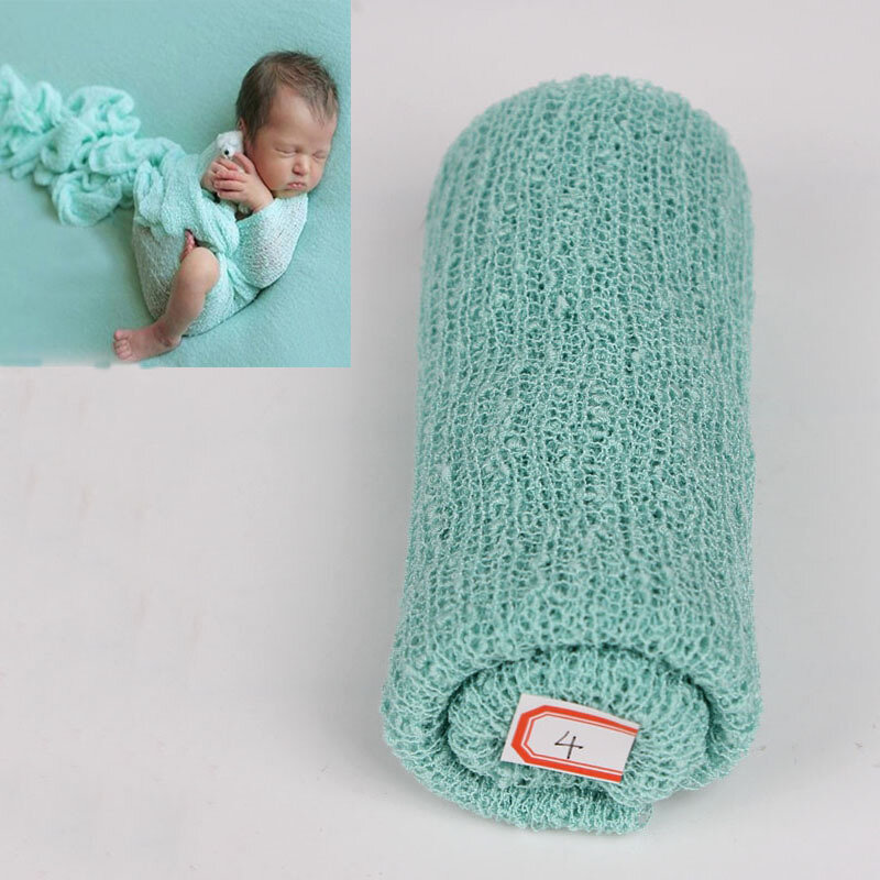 Alat peraga fotografi anak-anak Studio selimut bayi baru lahir bungkus kain pembungkus elastis aksesori foto bayi