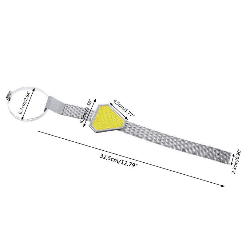 Auto Car Triangle-shaped Grounding Current Antistatic Metal Electrostatic Belt Prevents Accident Warning Reflective Tape
