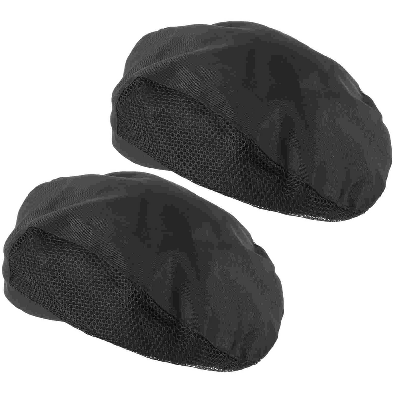 2 Stück Kellner Baskenmütze Hüte Koch Outfits Männer Haarnetz für Arbeiter Polyester Baumwolle Miss