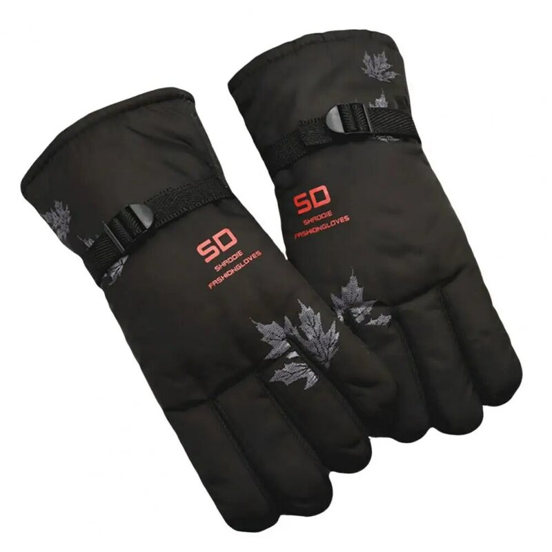 Gants de cyclisme, 1 paire, excellents, doigt complet, couleur aléatoire, résistants au froid, pour le quotidien