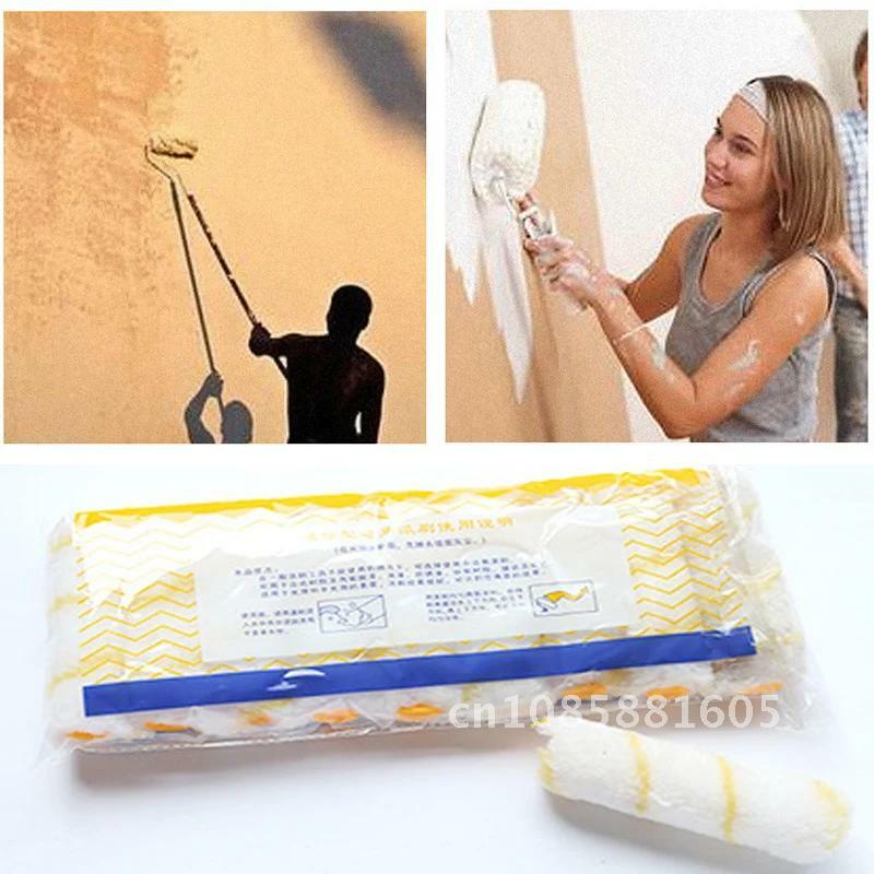 Mini 4 inch craft foam roller brush paint roller decorative brush smooth tool decorative painting tool