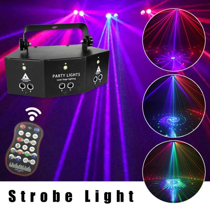 Premium Disco Lamp Efficient Party Light Memory Function High-precision 9-Eye Party Projetor Stage Light