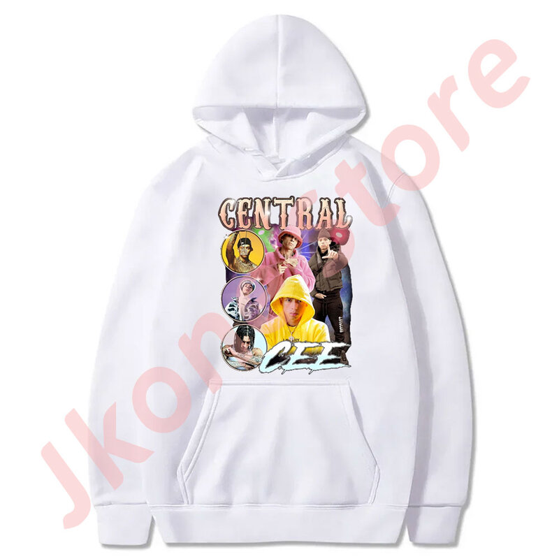Central Cee Vintage Hoodies Rapper Tour Merch Pullovers Winter Unisex Fashion Casual HipHop Sweatshirts