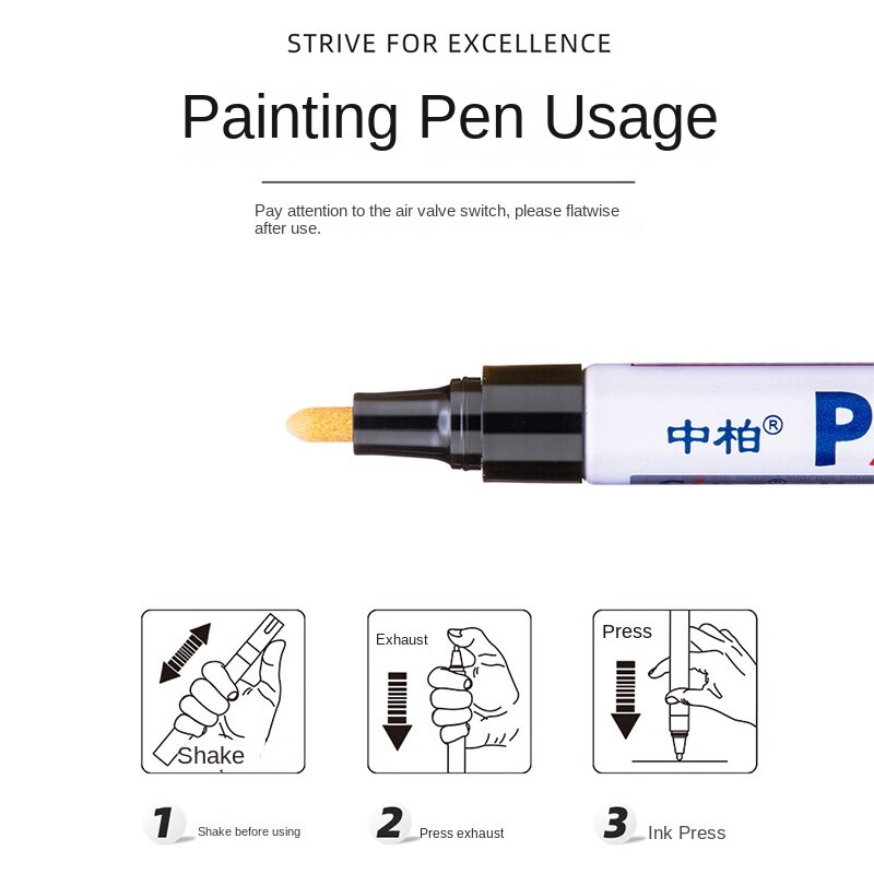 Metalen Brilmontuur Verf Off Verf Reparatie Pen Verf Note Mark Pen Speciale Bril Accessoires