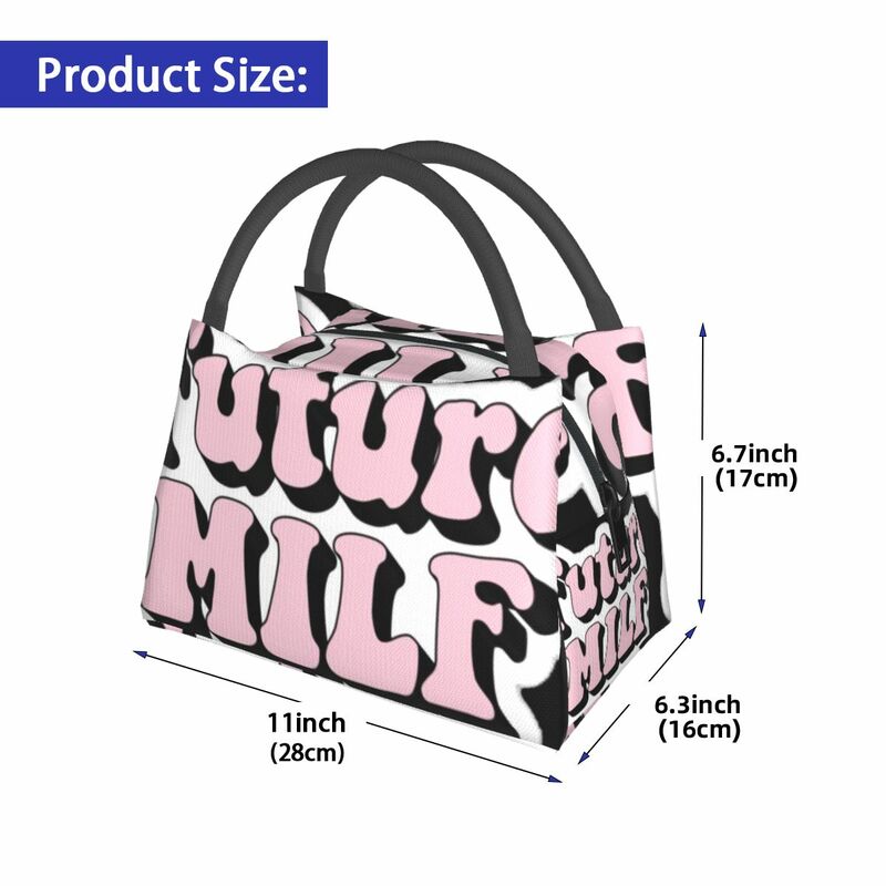 Портативная изоляционная сумка Future Milf для охлаждения, пищевой термоконтейнер для офиса