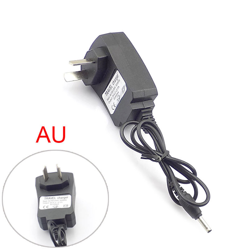 Power Adapter AC To DC 4.2V 0.5A 500ma 3.7V 18650 Rechargeable Battery Torch Headlight Charging Supply 3.5mmx1.35mm Plug Charger