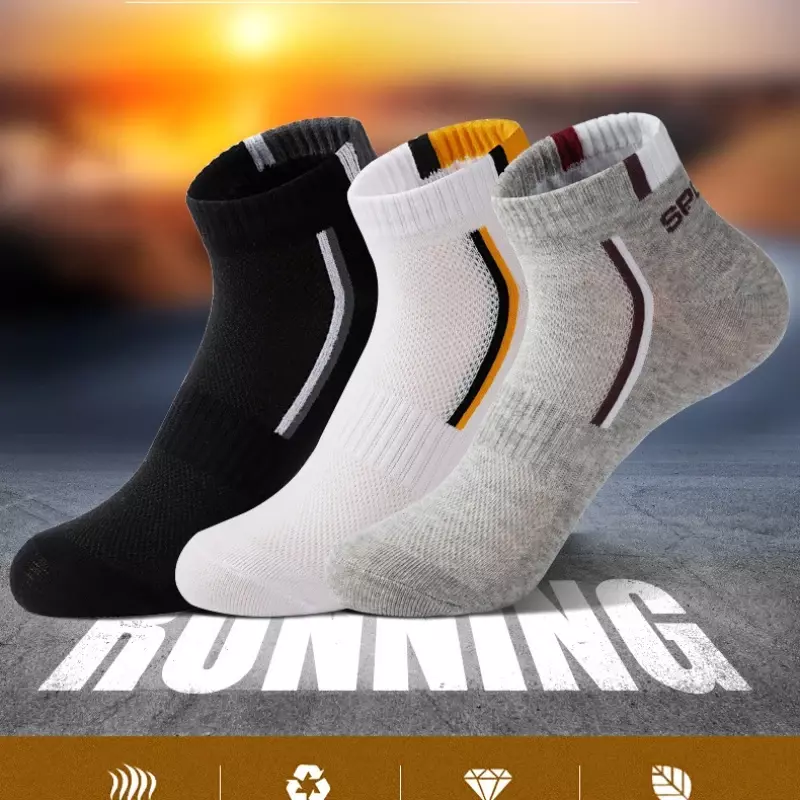 Sommer Baumwolle Mann kurze Socken Mode atmungsaktive Boots socken bequeme Casual Sports Laufs ocken männlich heißer Verkauf