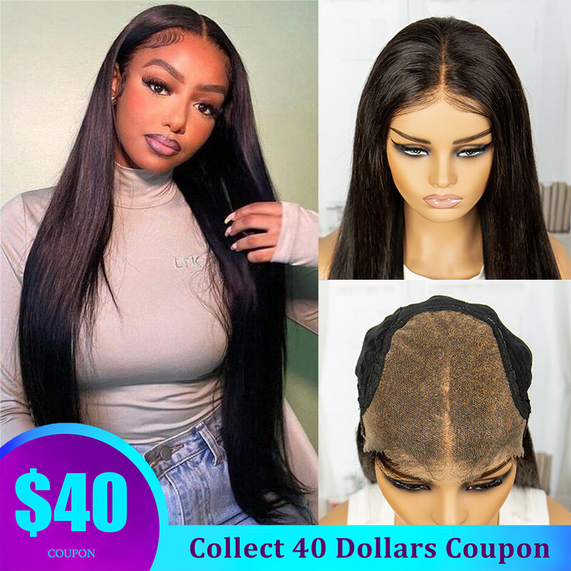 250 Density Striahgt 9x6 HD Lace Wig Bleach Knots Glueless Lace Wig Pre-plucked Straight Remy Human Hair Wig