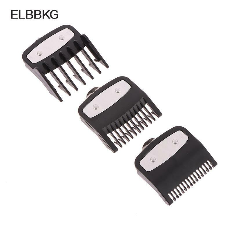 3Pcs Hair Clipper Guards Guide Combs Trimmer Cutting Guides Styling Tools Attachment Compatible 1.5mm 3mm 4.5mm