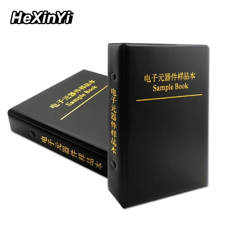 Resistor Kit Smd Book 0805 Chip Resistor Assortment Kit 0201 0402 0603 1206 1% FR-07 SMT 170 Values 0R-10M Smd Sample Book