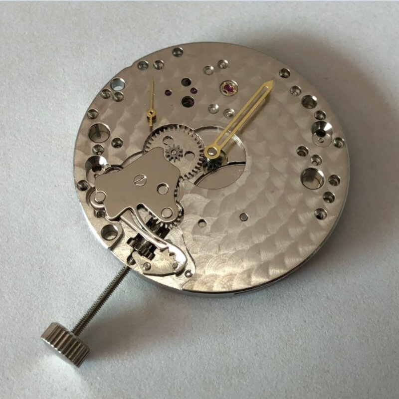 ของแท้ St3621 Ou (Eta6498) หมุนด้วยมือ17เพชรเข็มวินาที6จุดเหมาะสำหรับนาฬิกานักบิน