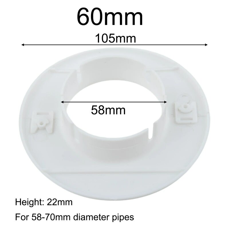 Cover Rosettes Cover Rosette Cable Entry Cable Passage 40-80mm Hole Cover Air Conditioning DIY Parts Household Supplies