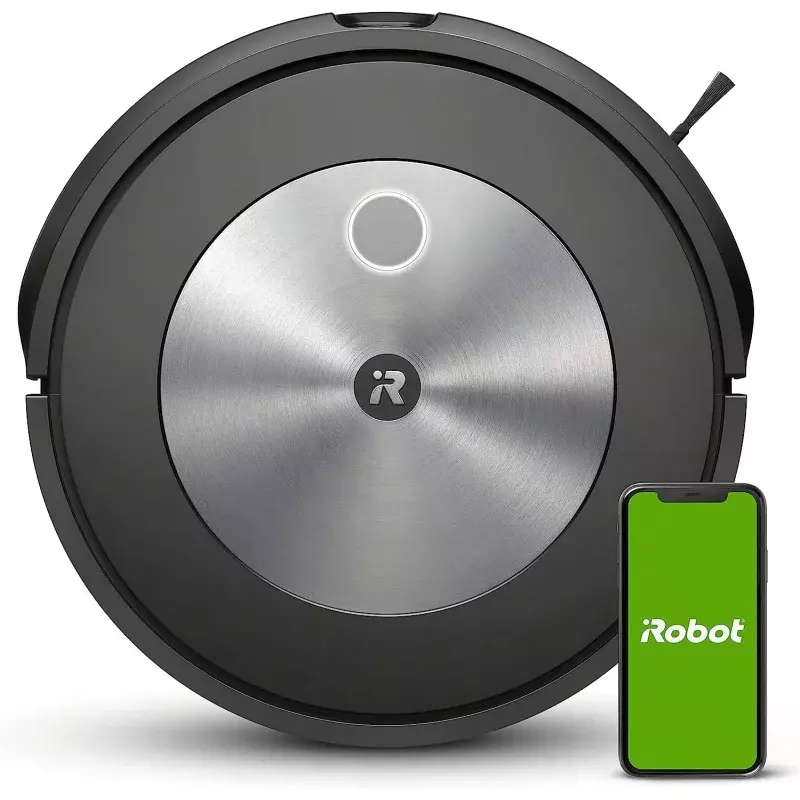 IRobot Roomba j7 (7150), Robot aspirador conectado con WiFi, detecta y evita obstáculos como residuos de mascotas y cables, mapeo inteligente