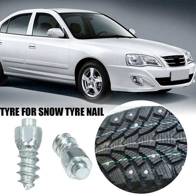 1-200Pcs Car Tire Studs Anti-Slip Screws Nails Auto Motorcycle Bike Truck Off-road Tyre Anti-ice Spikes Shoes Sole Cleats
