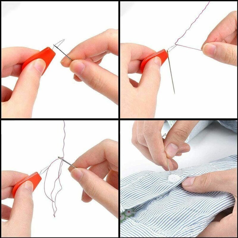 90/120pcs Sewing Tools Kit Portable Needle & Thread Storage Bag High-quality Thread Threader Needle Tape Measure Scissor Thimble